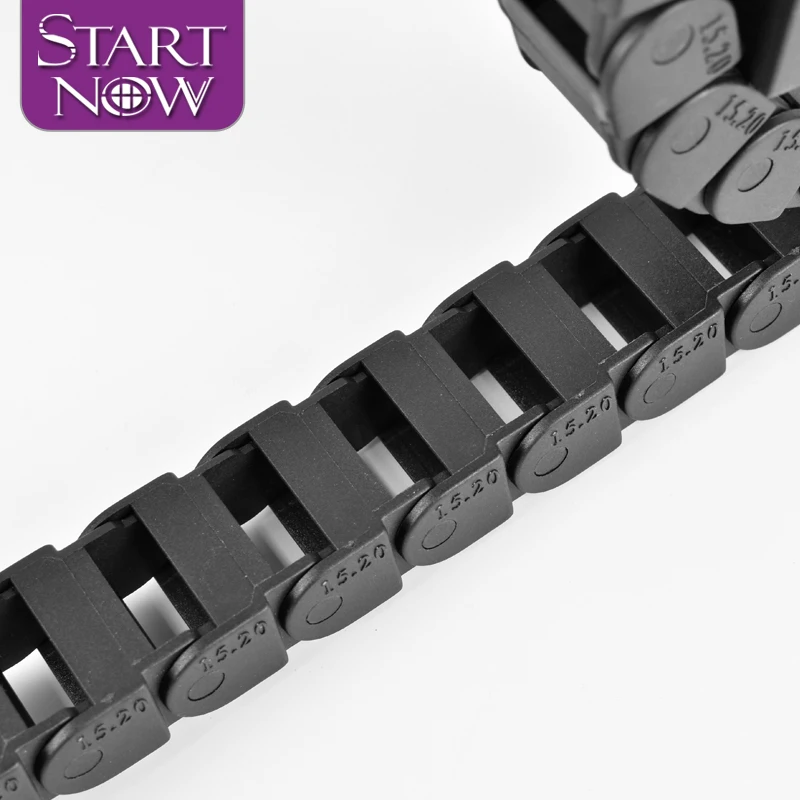 Startnow Bridge Drag Chain Cable Chains Towline with End Connectors for Laser Machine Parts 10x20 15X30 Wire Carrier 7x7 Plastic
