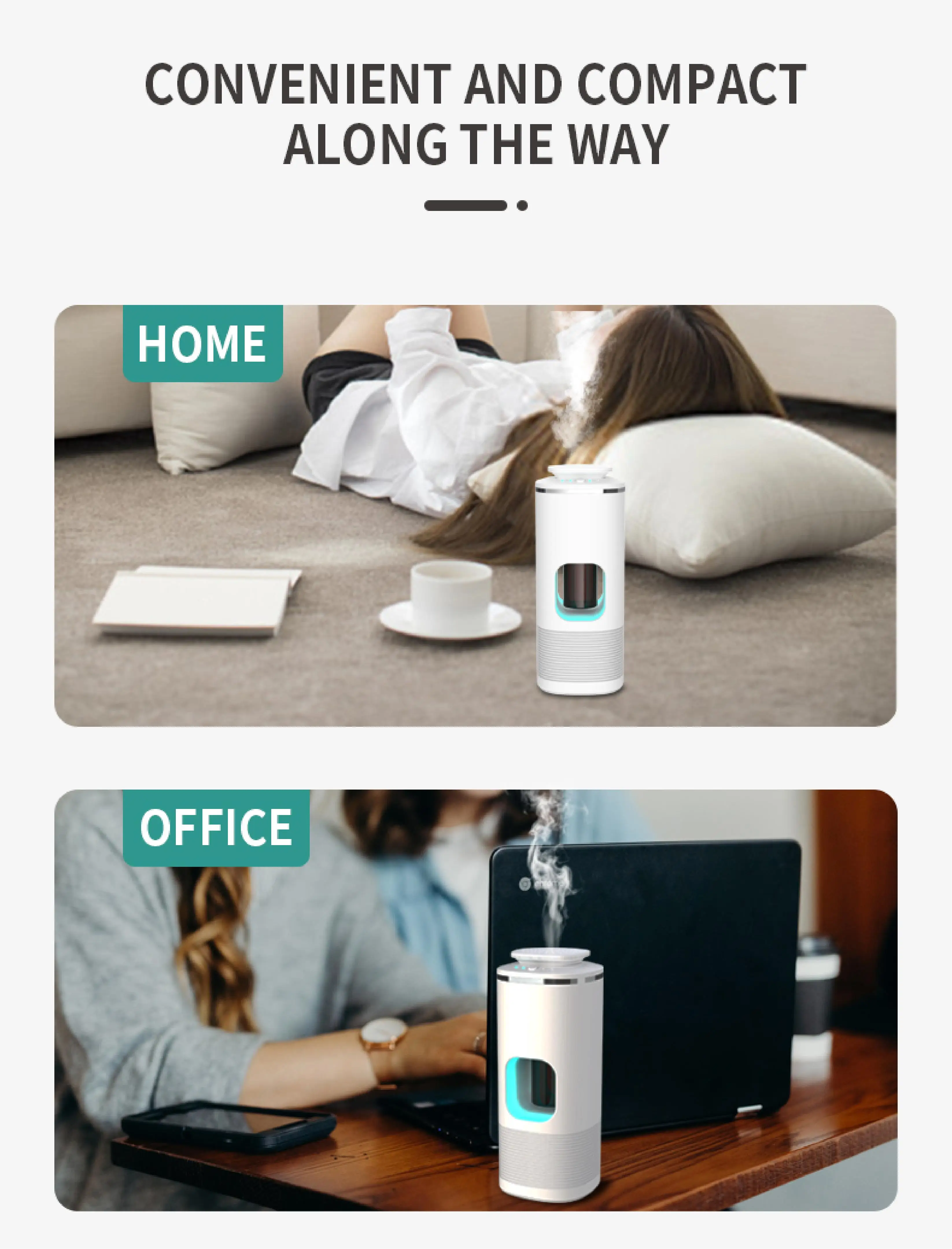 Newest Smart Car Air Fresheners Oneclick Automatic Control Aroma