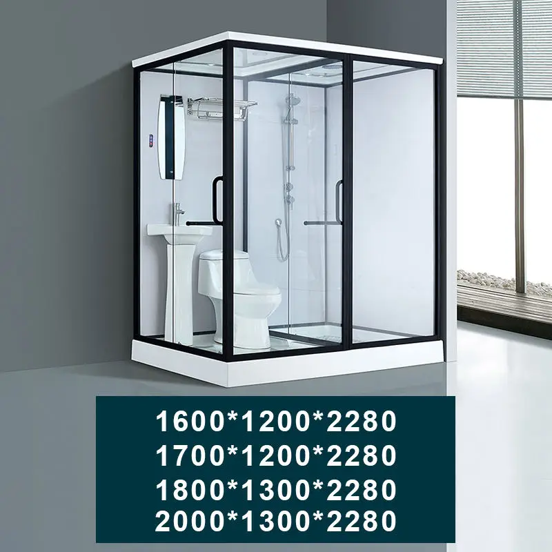 Foshan Manufacturer Prefab Bathroom Modular Shower Room Luxury Hotel Prefab Toilet Modular All 1925