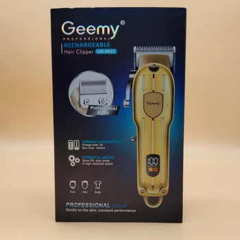 geemy gm6695 professional rechargeable shaver electric