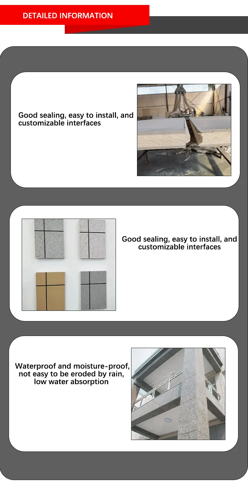 Villa Exterior Wall Insulation Board Integrated Insulation and ...