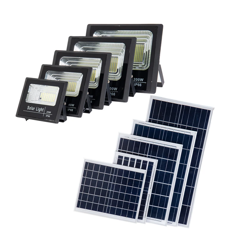 Sun mate power waterproof IP66 60w 40W 100W 200W 300w outdoor use led solar flood light
