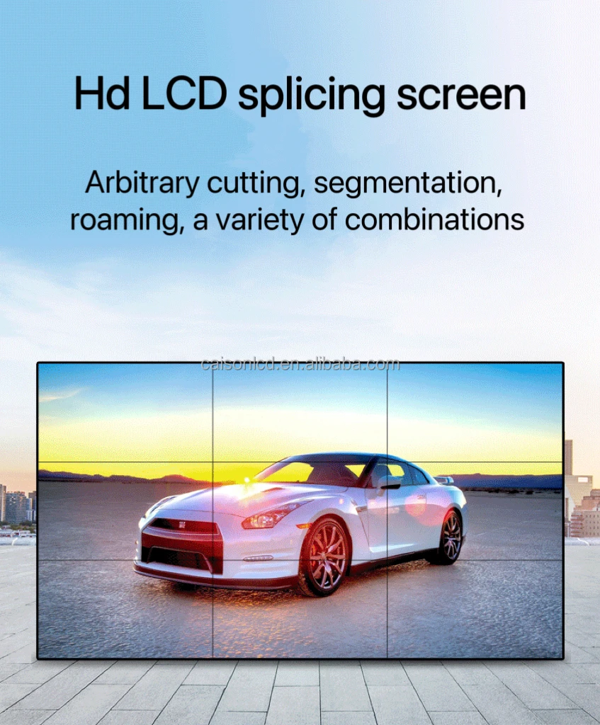 BOE 55 inch high brightness Splicing LCD panel DV550FHM-NVD support 1920(RGB)*1080, 500 nits,video wall LCD screen manufacture