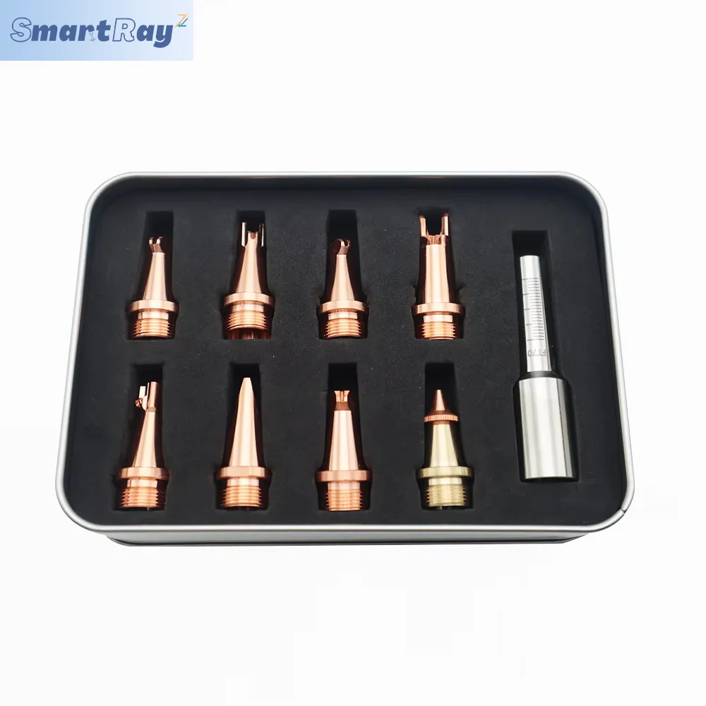 Handheld Welding Capitis Gun Copper Nozzle M16 Nam CQWY Manu-tenuit Welding Machina Laser Nozzles Partes