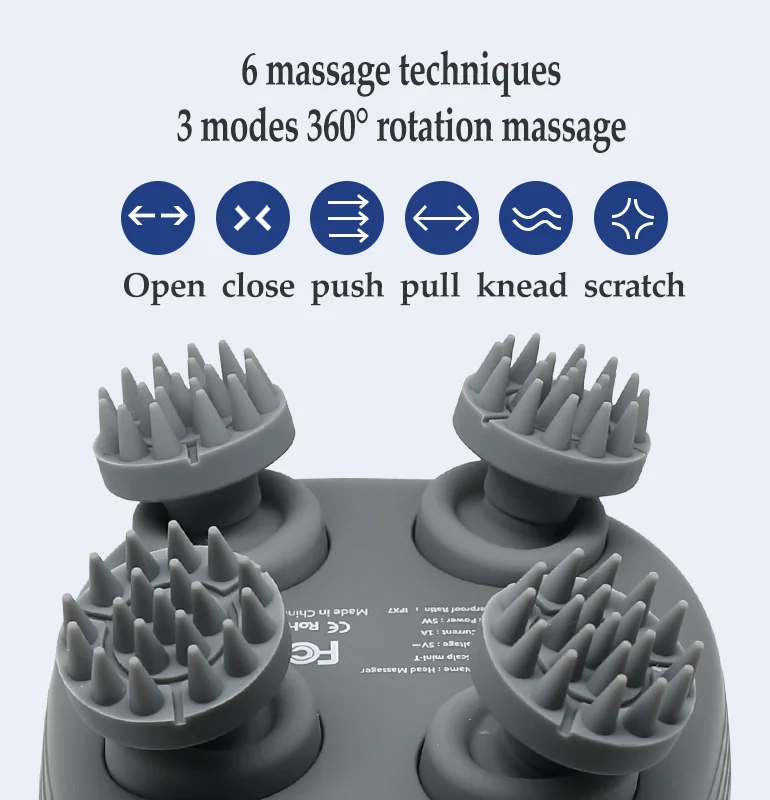 Dropshiping Scalp Massager Head Massager For Scalp Relax Stress Relief