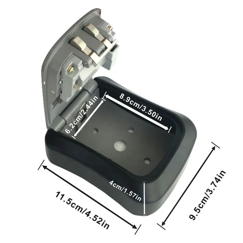 AJF высокое качество и безопасности Открытый 4 цифры настенное крепление комбинации ключ хранения Сейф