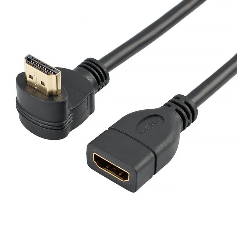 90 Degree Hdmi Male Female Extension Cord Hdmi Cable Extender Male To Female Extender Cable