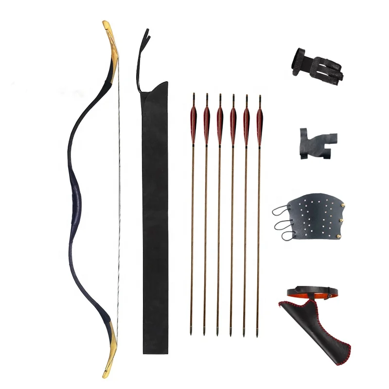 Alibow Archery Tatar Bow And Arrow Set Traditional Recurve Bow Bamboo ...