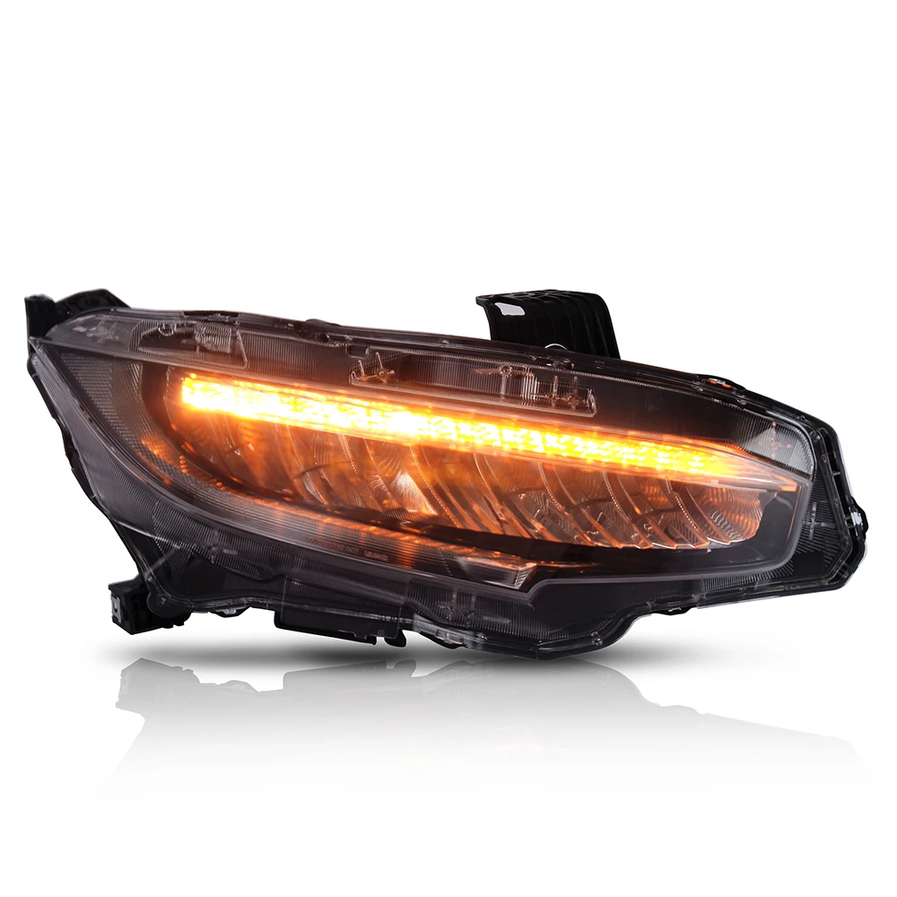 product upgrade led headlights head lamp for honda civic 10 10th headlight 2016 2021 headlamp head light led lights plug and play-17
