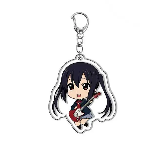 Anime Keychain K-ON! Yui Hirasawa Mio Akiyama Acrylic Keyring