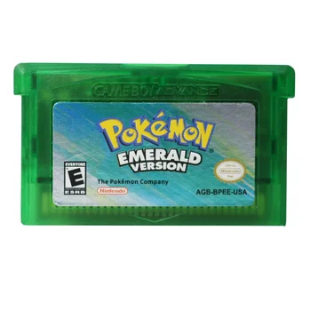 High Quality USA Version Pokemon Emerald Video Game For Nintendo Game Boy Advance Pokemon Game GBA