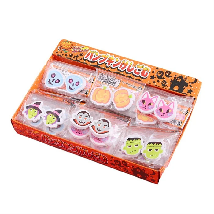 Высококачественные персонализированные Мультяшные канцелярские принадлежности для студентов и детей Офисная школа с использованием легкой очистки милый набор нетоксичных ластиков Хэллоуина