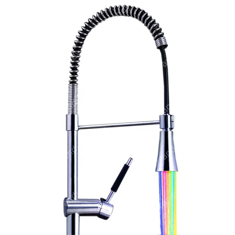 Water Power Led Faucet Light in Red Color
