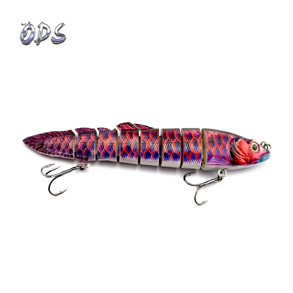 3pcs in Box Set Package Oem Package Tackle Hard Fishing Lures 8 Jointed Swimbait Fishing Lures Tackle Lures Loach Oem Factory