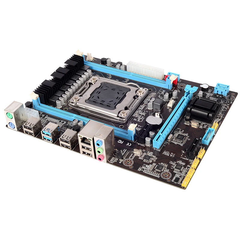 Материнская плата с двумя разъемами intel x79, чипсет lga 2011x79 по низкой цене