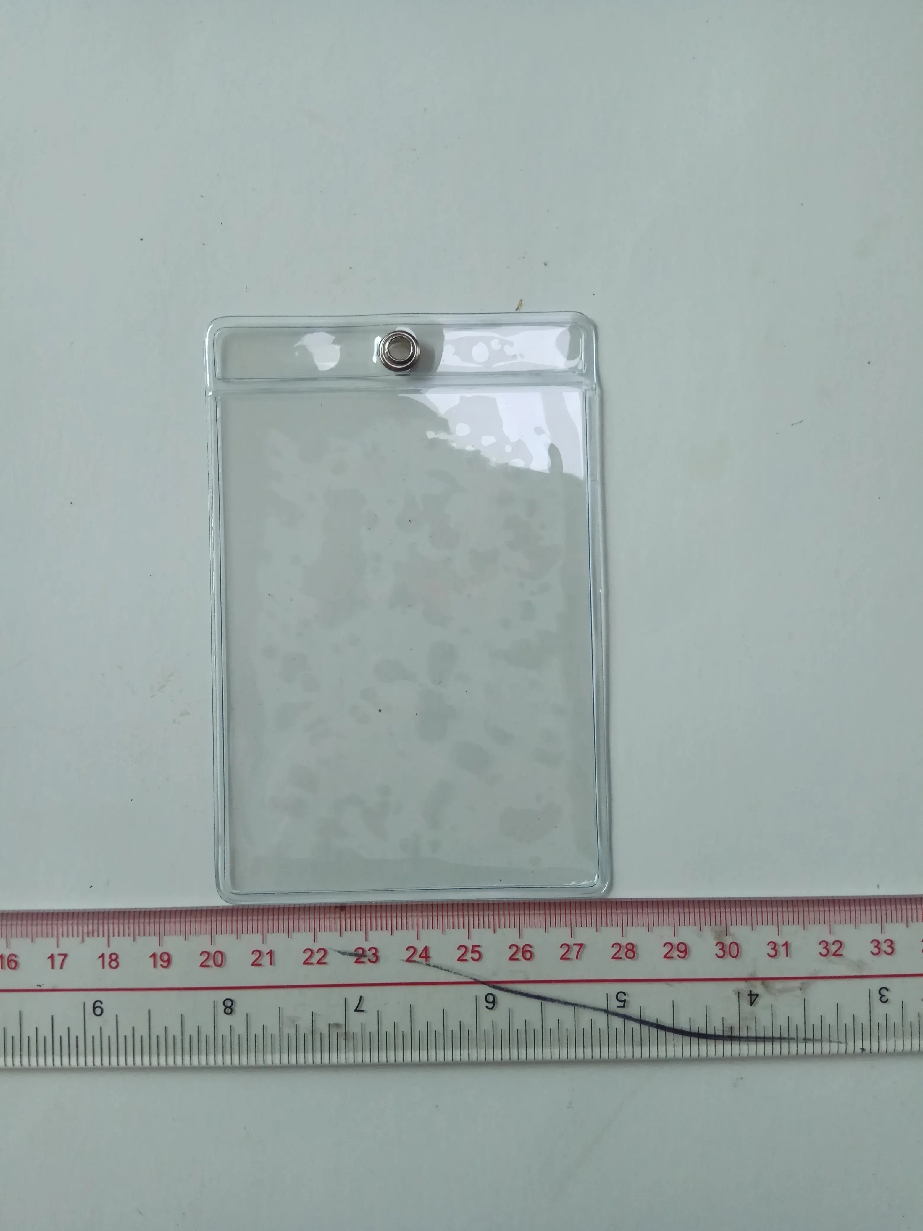 Soft PVC Resealable Price Tag Sleeve Vinyl Paper Tag holder