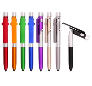 2021 Professional Plastic Gfit OEM Led Light up pen Soft Touch Screen Pen Custom Logo Stylus Promotion Ballpoint Pen