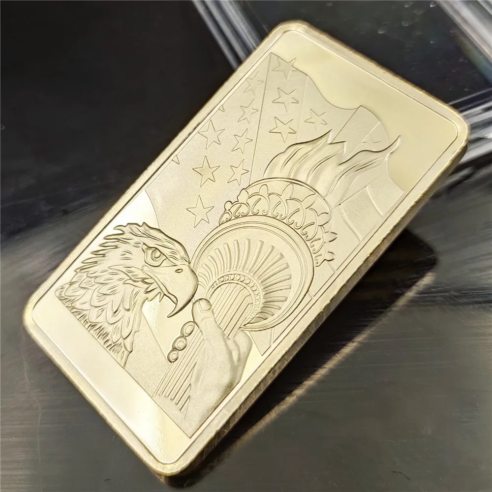 The American Bald Eagle Fine Gold Bullion Bar One Troy Ounce 100 Mills .999  Fine Gold Clad Grand Canyon National Park Coin : : Toys & Games