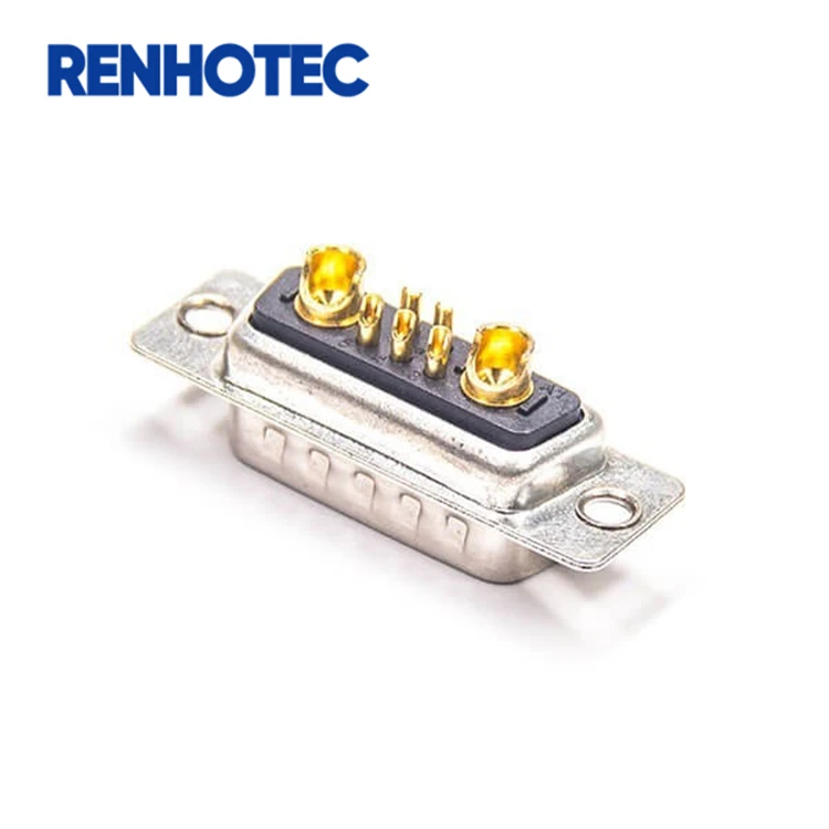 DB 7W2 Connector D Sub Combo 7W2 Male Solder Type