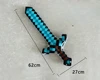Small mosaic sword, blue