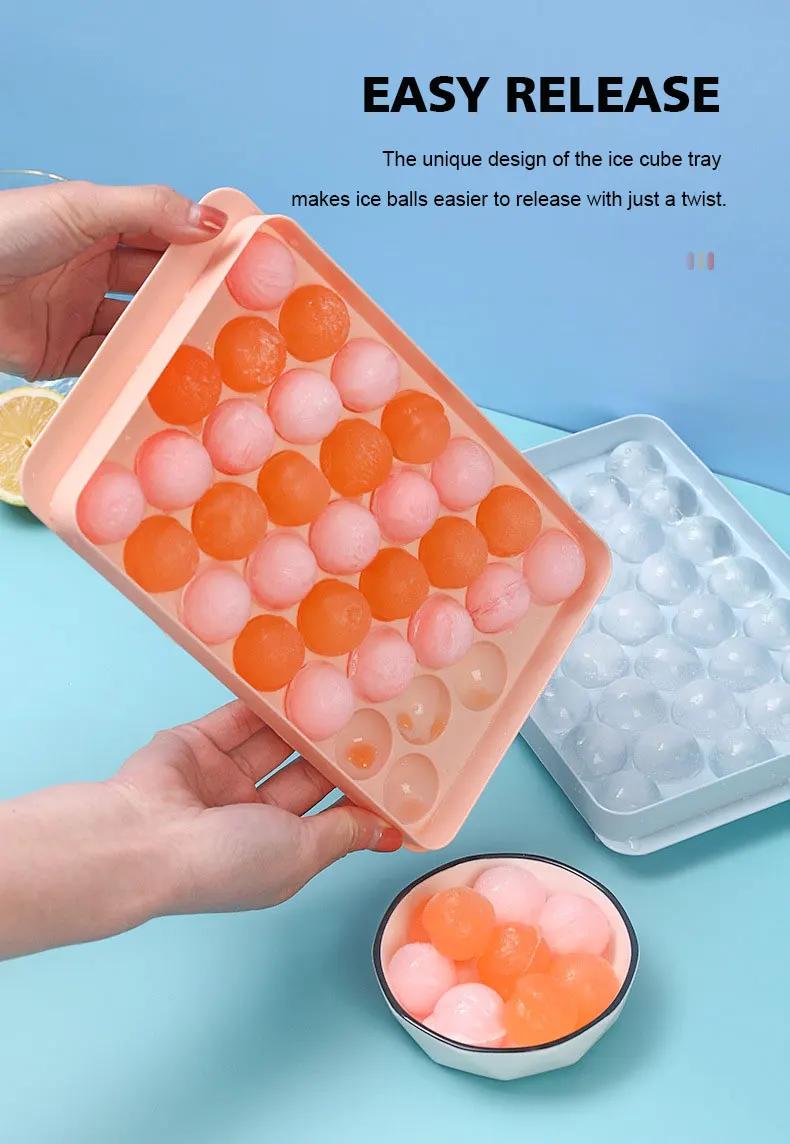 Wonderful Factory Wholesale Round Ice Ball Maker Easy Release Ice Cube