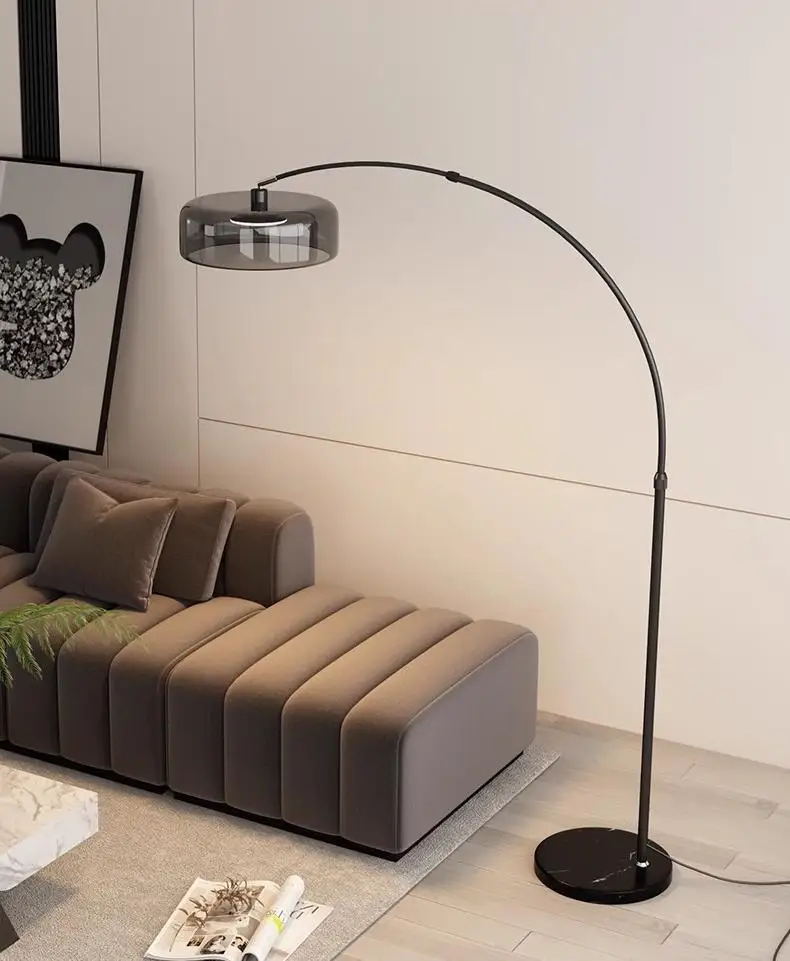 Italian Minimalist Fishing Lamp Floor Lamp Living Room Sofa Next to the Light Luxury Atmosphere Art Designer Table Lamp