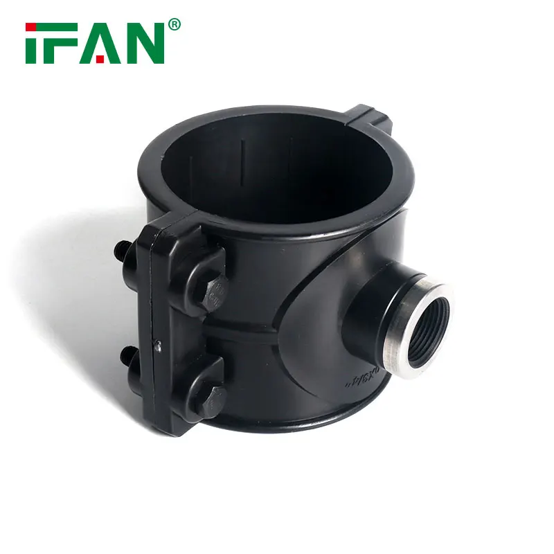 IFAN Factory Price Pp Compression Saddle Clamp 63Mm Irrigation Pipe Electrofusion Hdpe Fittings