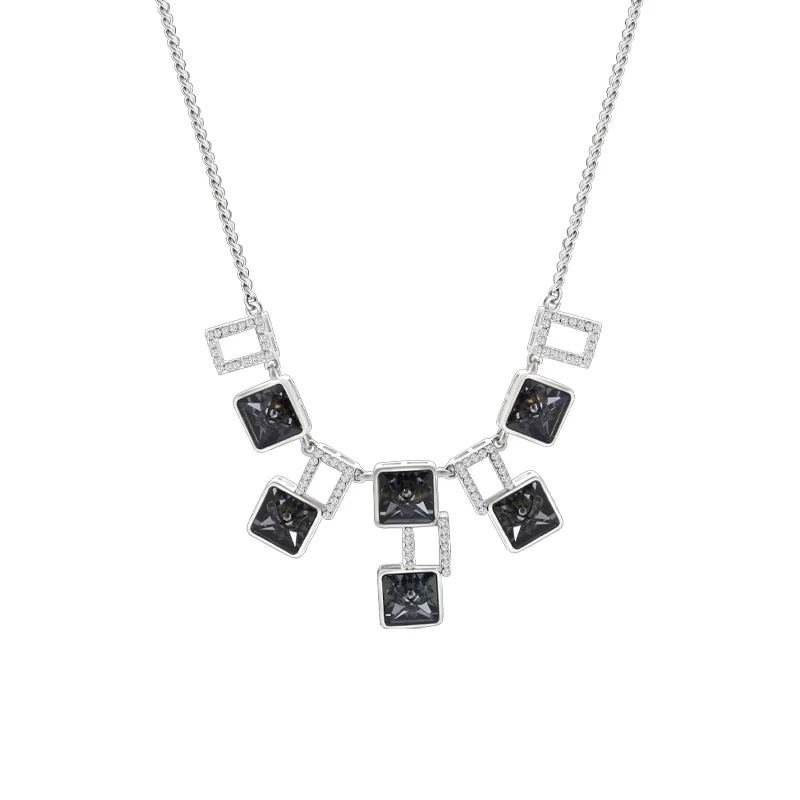 Luxury Matte Rhodium Plated Black 
