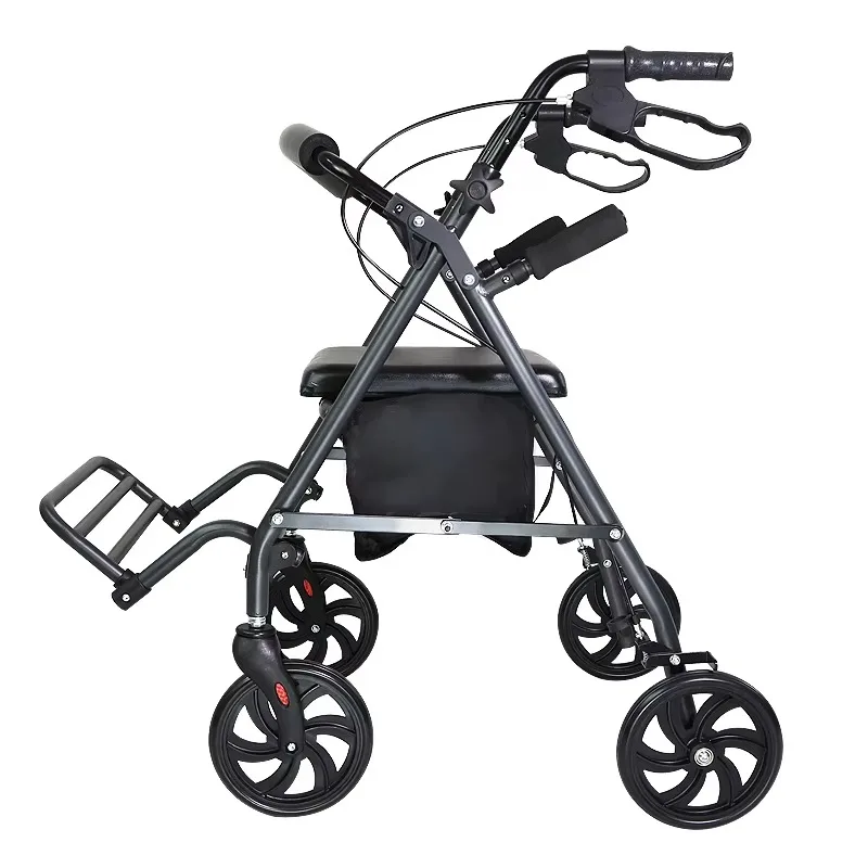 Proper Price Portable Walker Adjustable Height Frame Adjustable Walker for Seniors