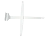 Soporte de vidrio para expositor plegable