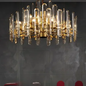 JACKSUN Hot Selling K9 Crystal K9 Crystal Chandeliers & Pendant Lights Simple Creative Luxury Design for Living Room Restaurant