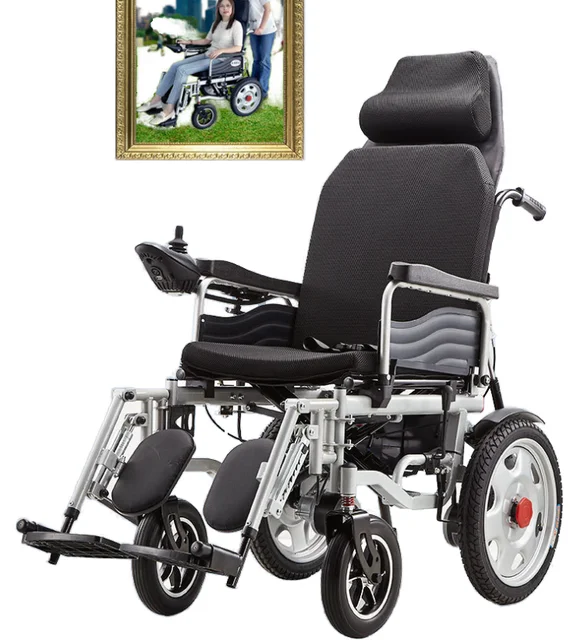 2023 new trend  Foldable Electric Wheelchair Airline Approved Portable Motorized Wheel Chair  Lightweight Wheelchair