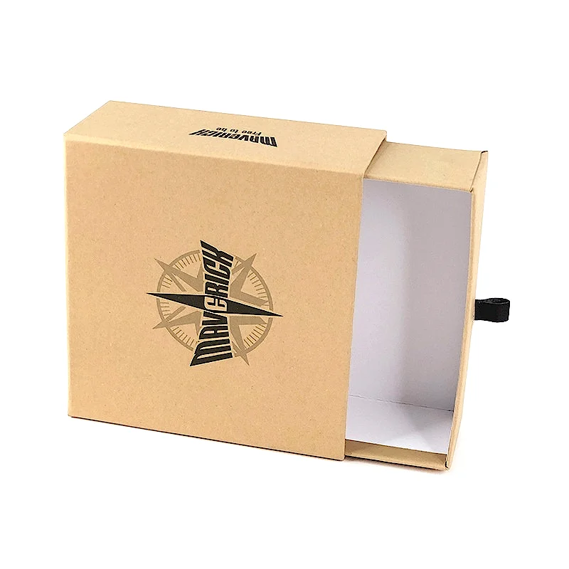 High Quality Custom Logo Rigid Sliding Out Drawer Box Customized Logo Packaging Slide Drawer Gift Box for Jewelry Accessory