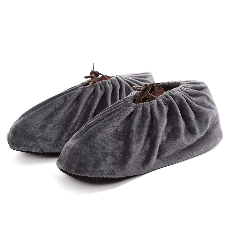 Тканевый чехол для обуви, чехол для обуви для дома, Большая мужская тканевая Накладка для ног