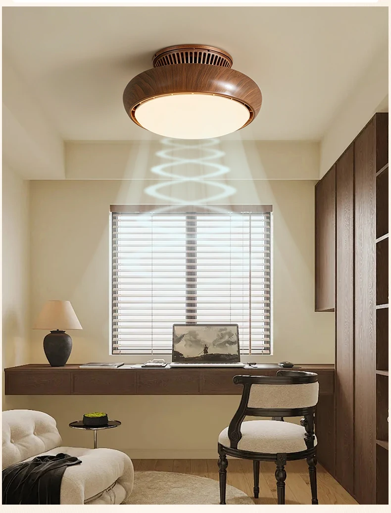 product bladeless ceiling fan with light dimmable led remote control 3 color temperatures 6 speeds-8