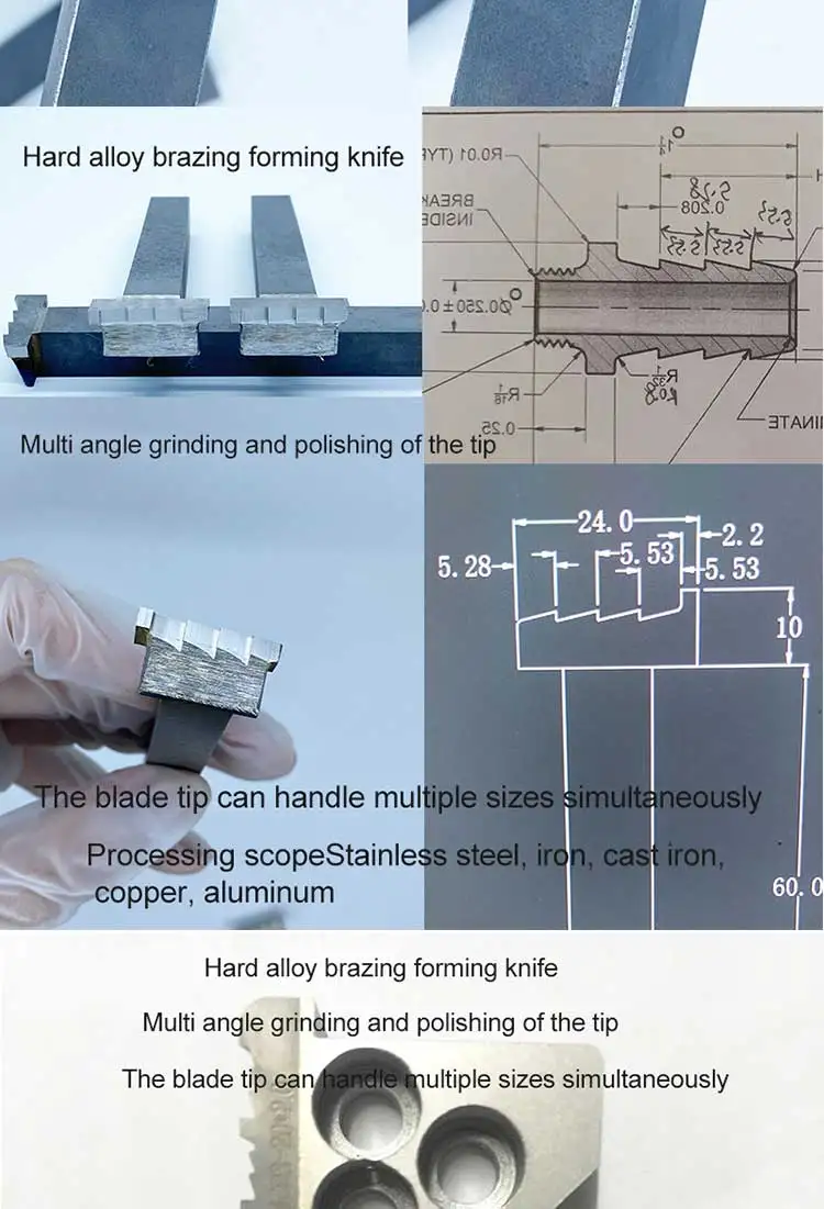 Factory Wholesale Customized Tungsten Carbide Turning Tools CNC Lathe Tools for Metal & Car Cutting Molds & Machines