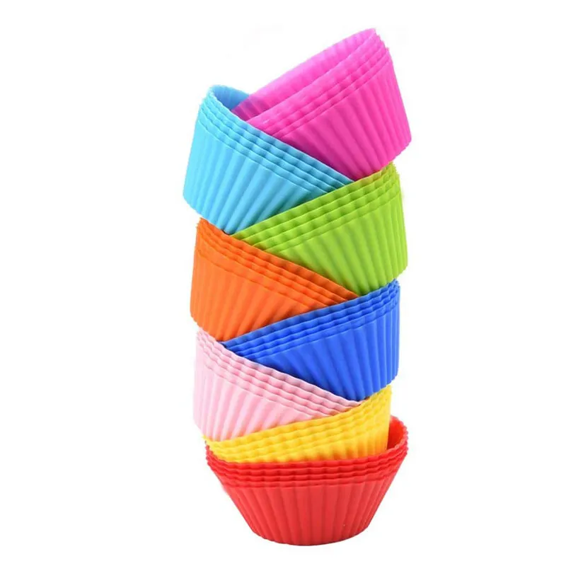 6 цветочный кубок сдобы силиконовая форма для выпечки торта силиконовая форма для выпечки чашки формы силиконовая форма для порционного кекса