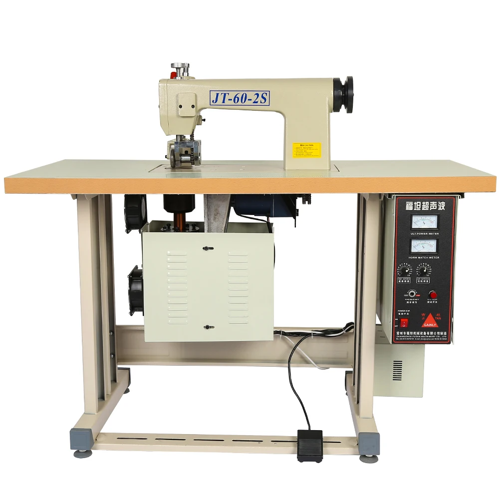 JT-60-2S High Quality Making Sewing Textile Products Ultrasonic Stitching Machine
