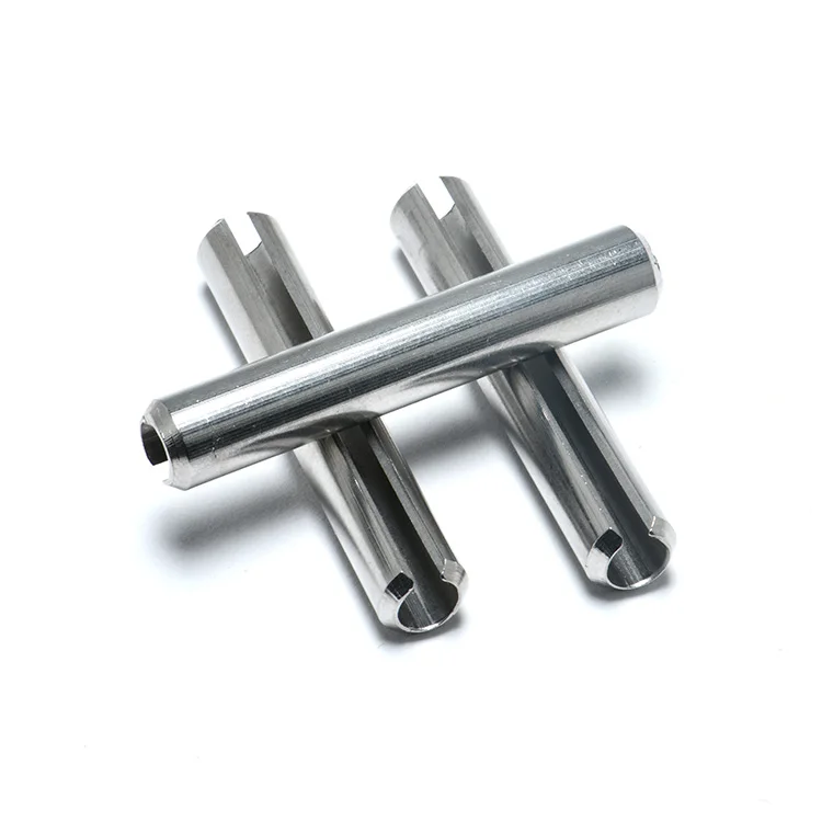 Надежная фабрика 14A-8 лучшая продажа хорошее качество нержавеющая сталь SS304 DIN1481 цилиндрический сплит-пружинный штифт с прорезями