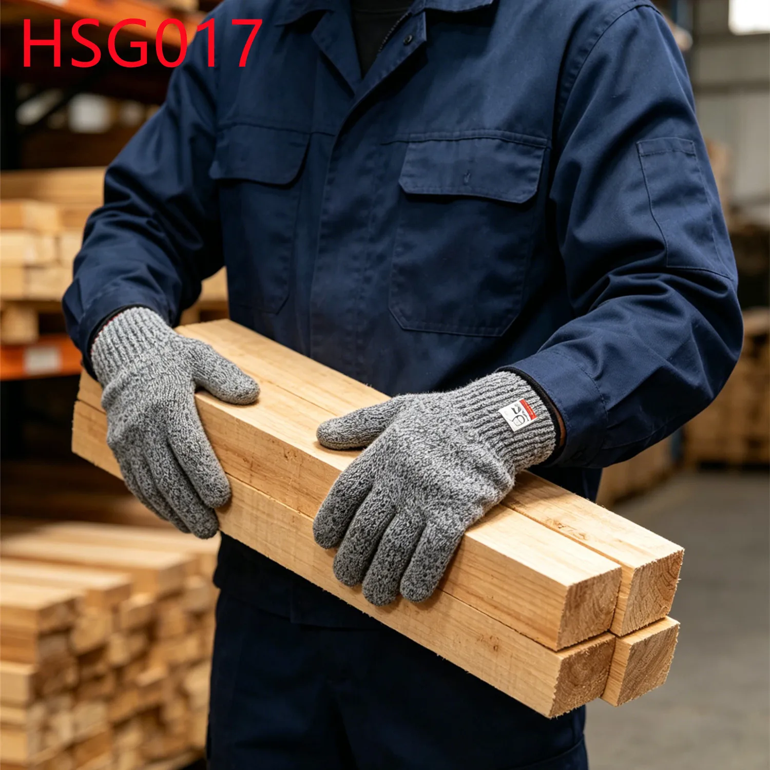 YYR,Industrial Areas Sweat Absorbent High Dexterity Safety Gloves Material Handling HPPE Cut Resistant Men Work Gloves HSG017