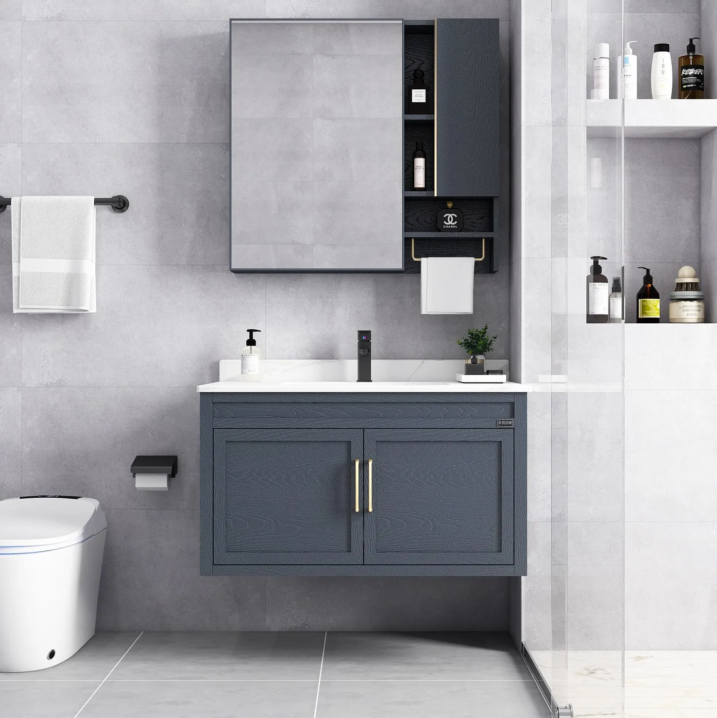 Contemporary Bathroom Storage Cabinet