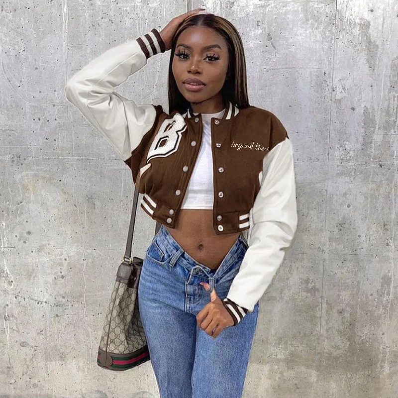 women's fashion baseball jackets