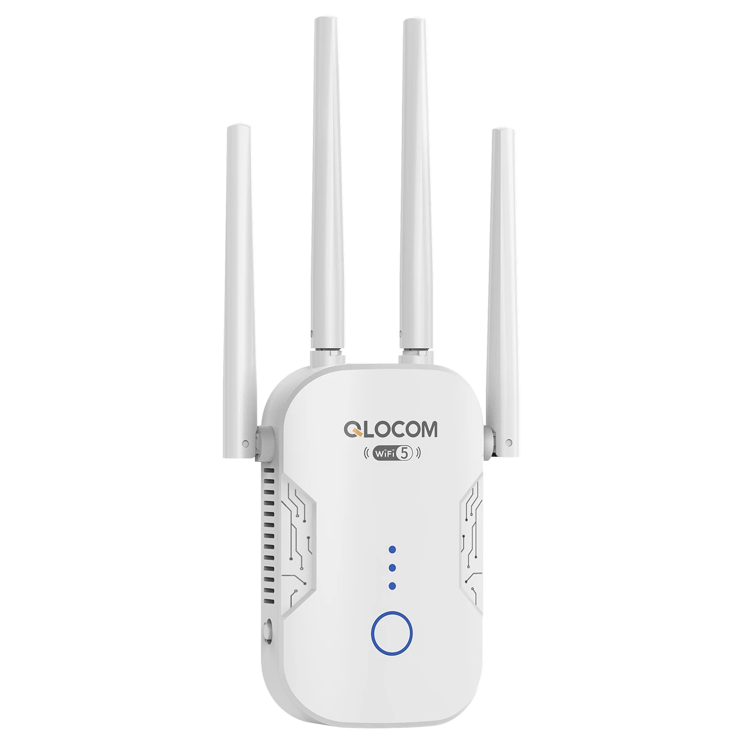 QLOCOM TENDA CF-WR768AC 1200mbps Wifi Repeater Signal Amplifier
