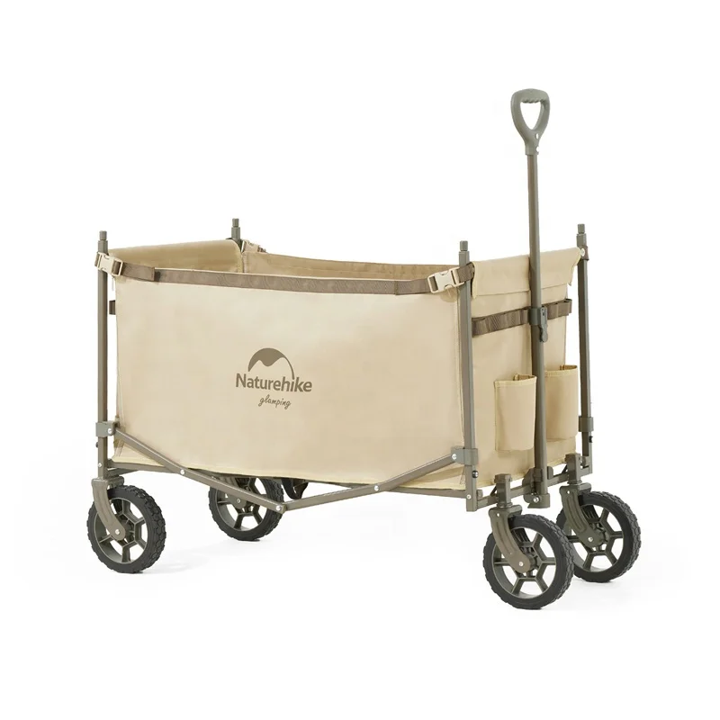 Naturehike outdoor camping TC07 Multifungsi Hand Wagon troli lipat dengan atap lipat yang dapat dilepas