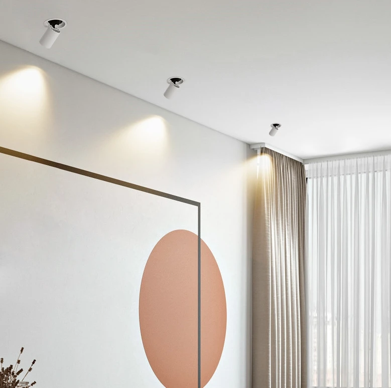 NEW Simple LED Spot Light Embedded Ceiling Lamp Adjustable Rotate COB ...