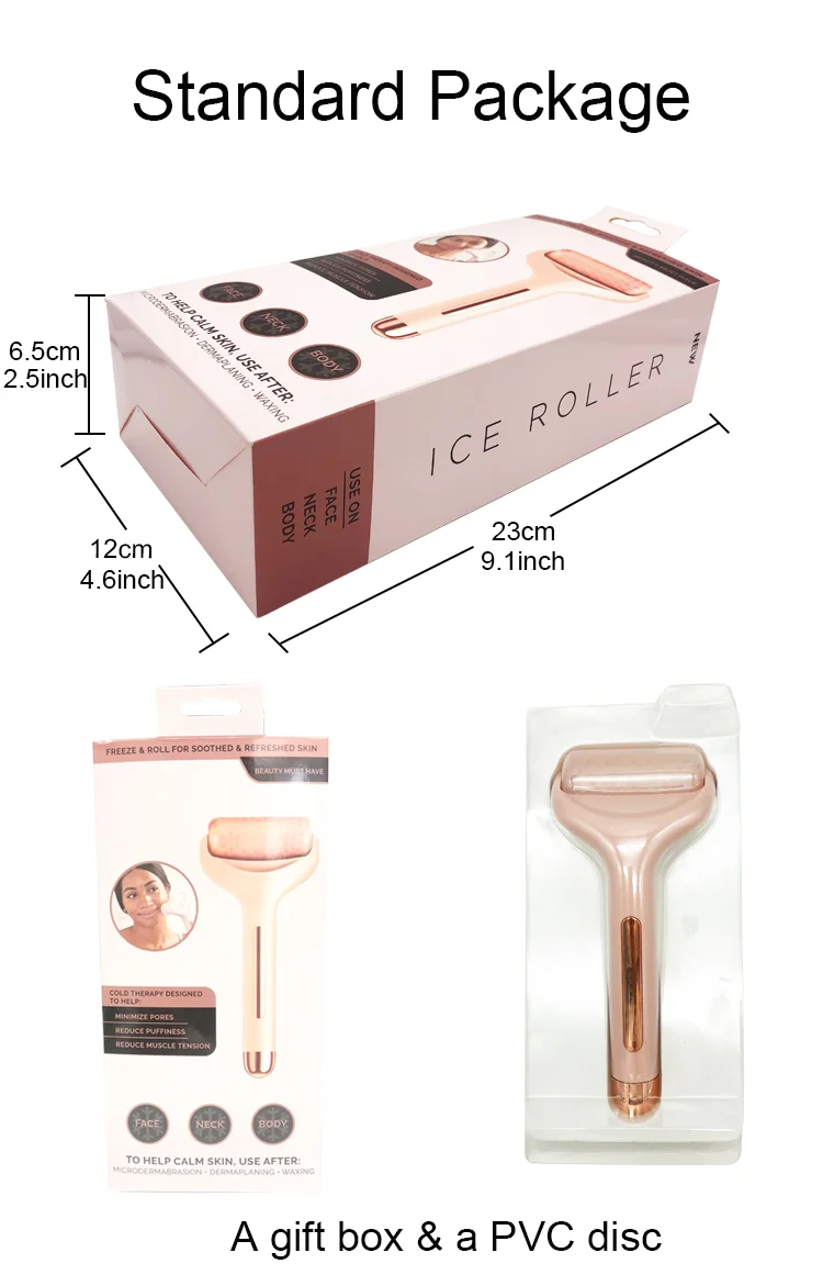 therapy cooling womens gifts face roller massager puffiness migraine pain relief eye roller massage ice roller for face