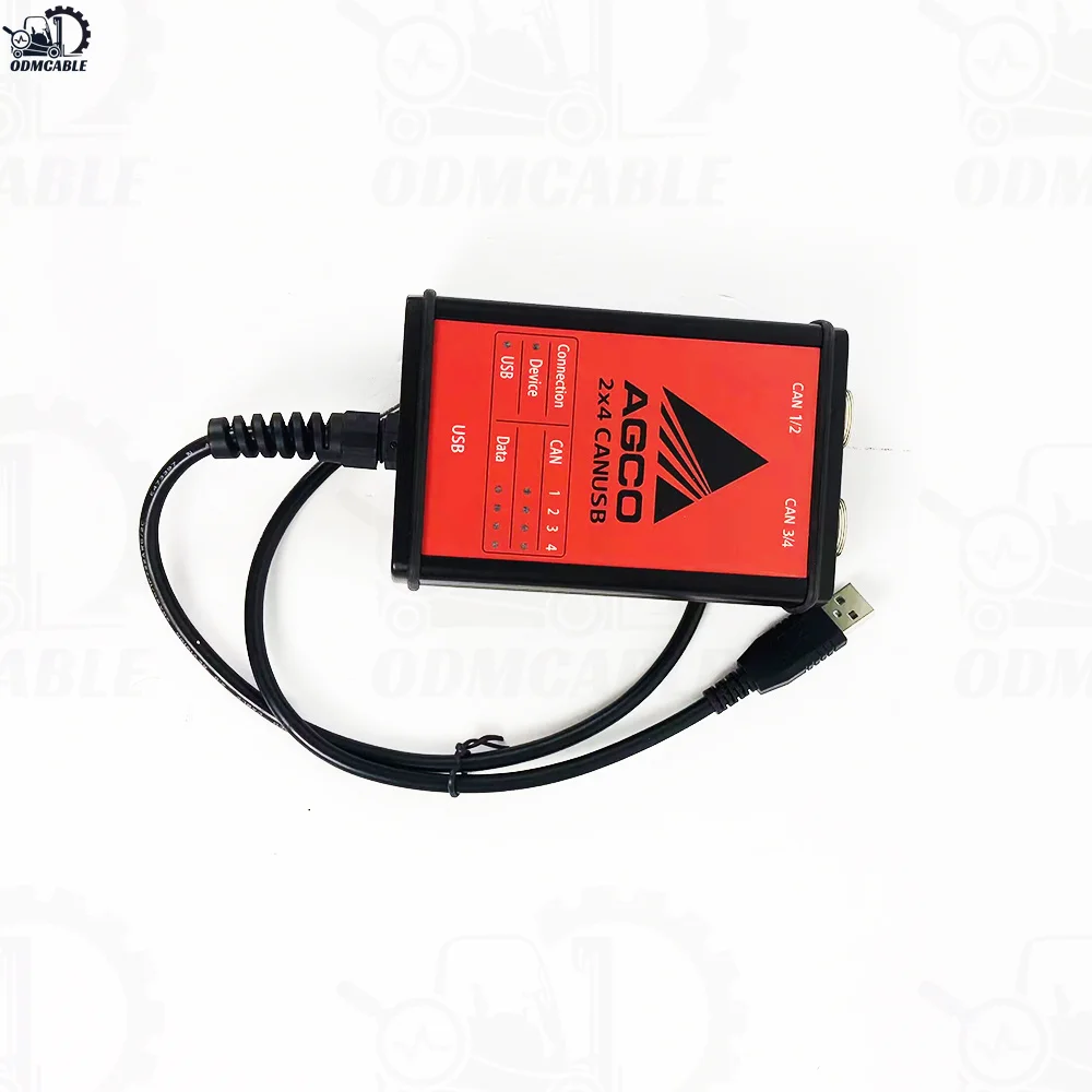 Ready to Use for AGCO CANUSB EDT Interface Electronic Diagnostic Tool Heavy Duty Agricultural Diagnosis Scanner