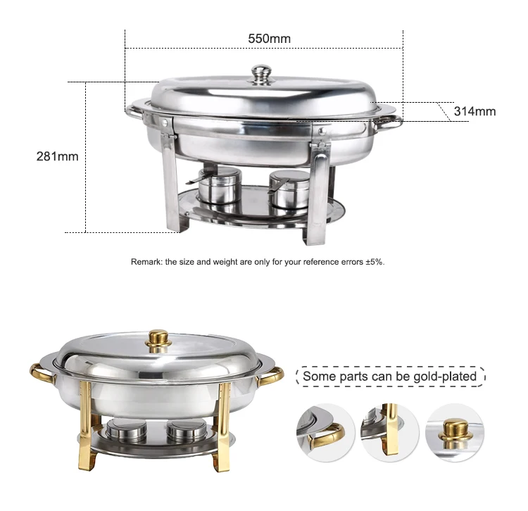 Wholesale Luxury Hot Food Display Warmer Buffet Set Chafing Dishes For Home Buy Wholesale