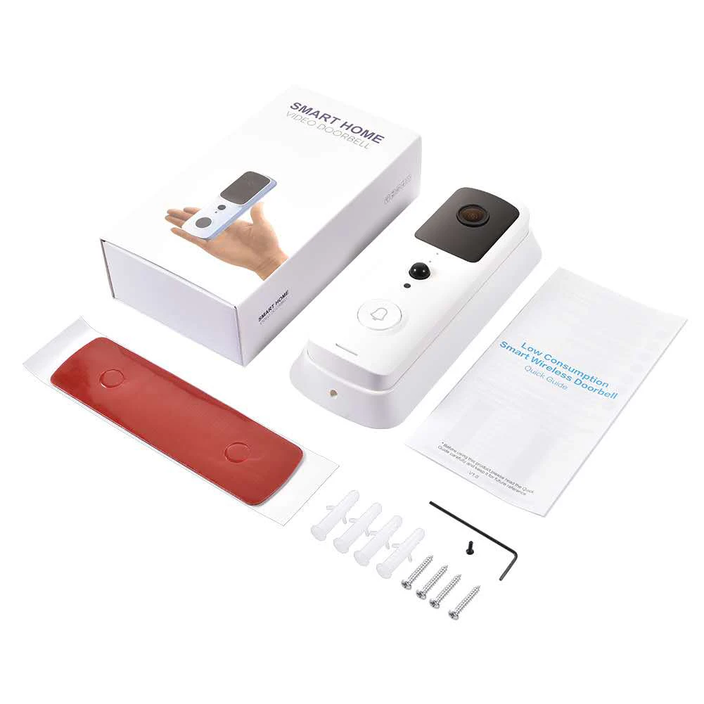 Умный дверной звонок с настраиваемым звучанием и камерой Wi-Fi