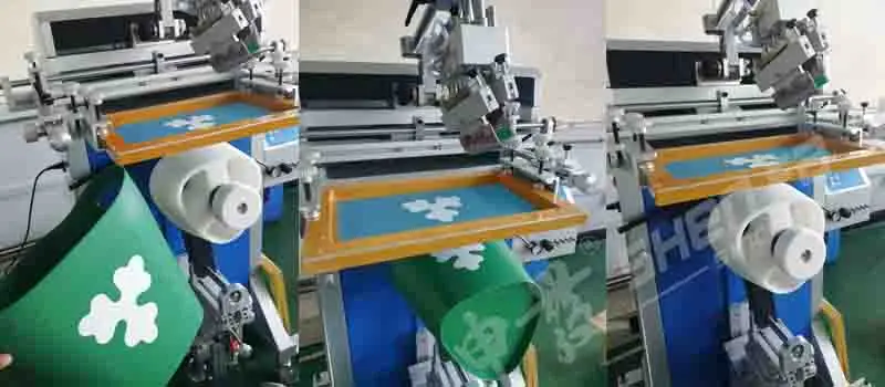 Semi-Automatic Screen Printing Machine with 220V Power and 1030x400mm Printing Size for Plastic Containers